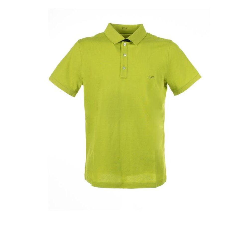 FAY Men's Cotton Polo Shirt Men PISTACCHIO T-Shirts